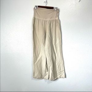 Linen pull on pants